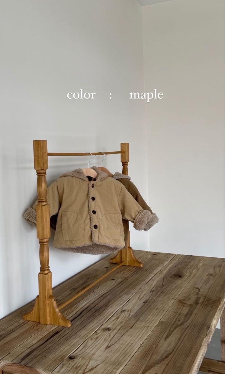 handmade アンティーク風ハンガーラック 子供服用 アンティーク風 ハンガーラック 子供服用 ハンドメイド