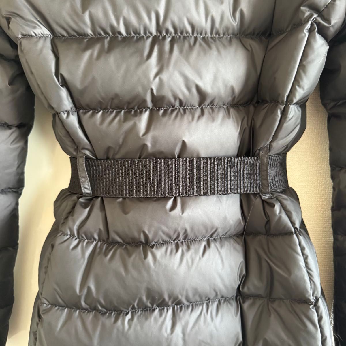 希少✨MONCLER ダウン ブラック 山羊皮 リアルファー サイズ0 モンクレール リアルファーダウンジャケット ブラック 00
