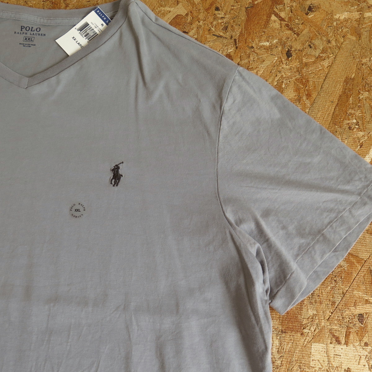 新品☆本物 XXLサイズ ラルフローレン Tシャツ ポロ RL Vネック TEE POLO RALPH LAUREN USAモデル Ron Herman アメリカ購入 ロンハーマン_画像4