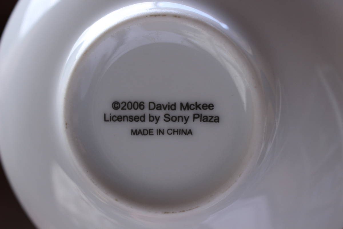 4枚セット! ▼ David Mckee デビッド・マッキー ぞうのエルマー 小皿 お皿セット _画像7