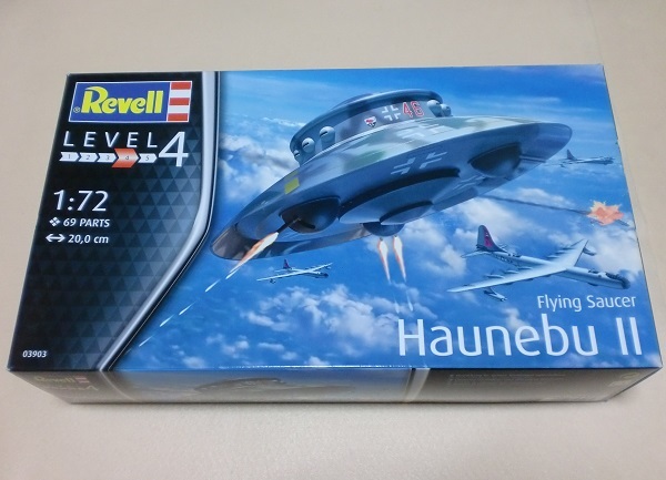 ドイツ レベル 1/72 WW.II ドイツ軍 秘密兵器 円盤 ハウニブ II フライングソーサー　Haunebu Ⅱ Saucer　Revell 03903_画像1