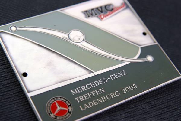 ◇ Mercedes CLUB MVCエンブレム Badge benz LADENBURG2003 ocitye メルセデスベンツ w136 w15 クラシックカー ヴィンテージカー 旧車 Ltd1_画像2