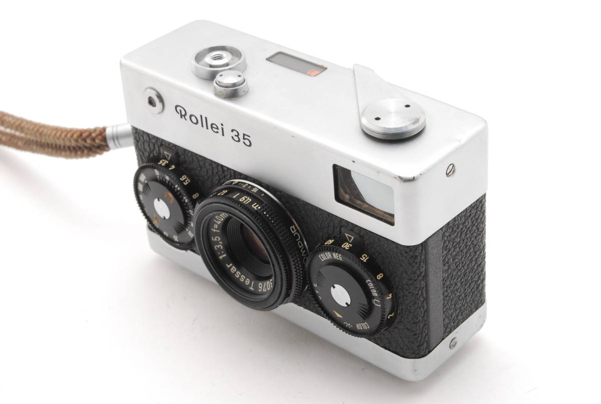 [AB-品] ROLLEI 35 シルバー GERMANY＊最初期型＊ドイツ製＊10035