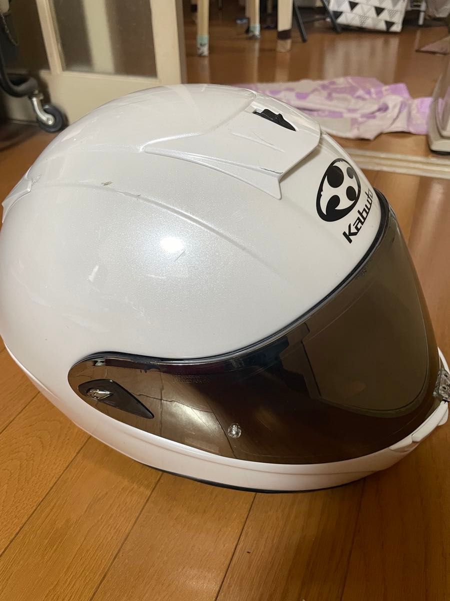 美品 カブト AEROBLADE-6 M ミラーシールド付き カブト エアロブレード6 インカム付き カブト純正ミラーシールド