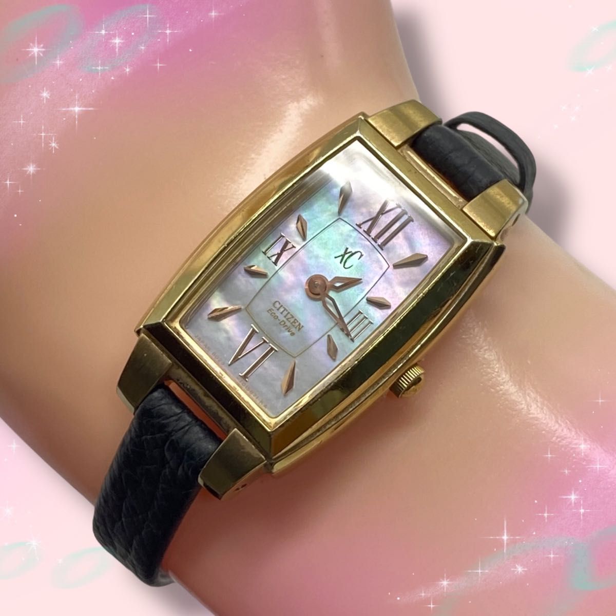 【美品】 CITIZEN シチズン クロスシー 美品 稼働品》 シチズン クロスシー レディース腕時計 シェル