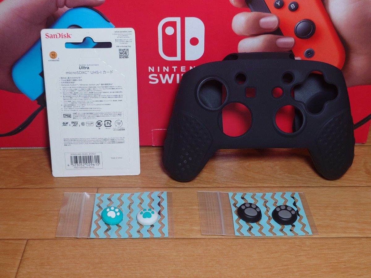 Nintendo Switch 新型 本体 セット プロコン おまけ付き 極美品 Nintendo Switch 新型ネオン 本体 純正プロコン ゼルダの
