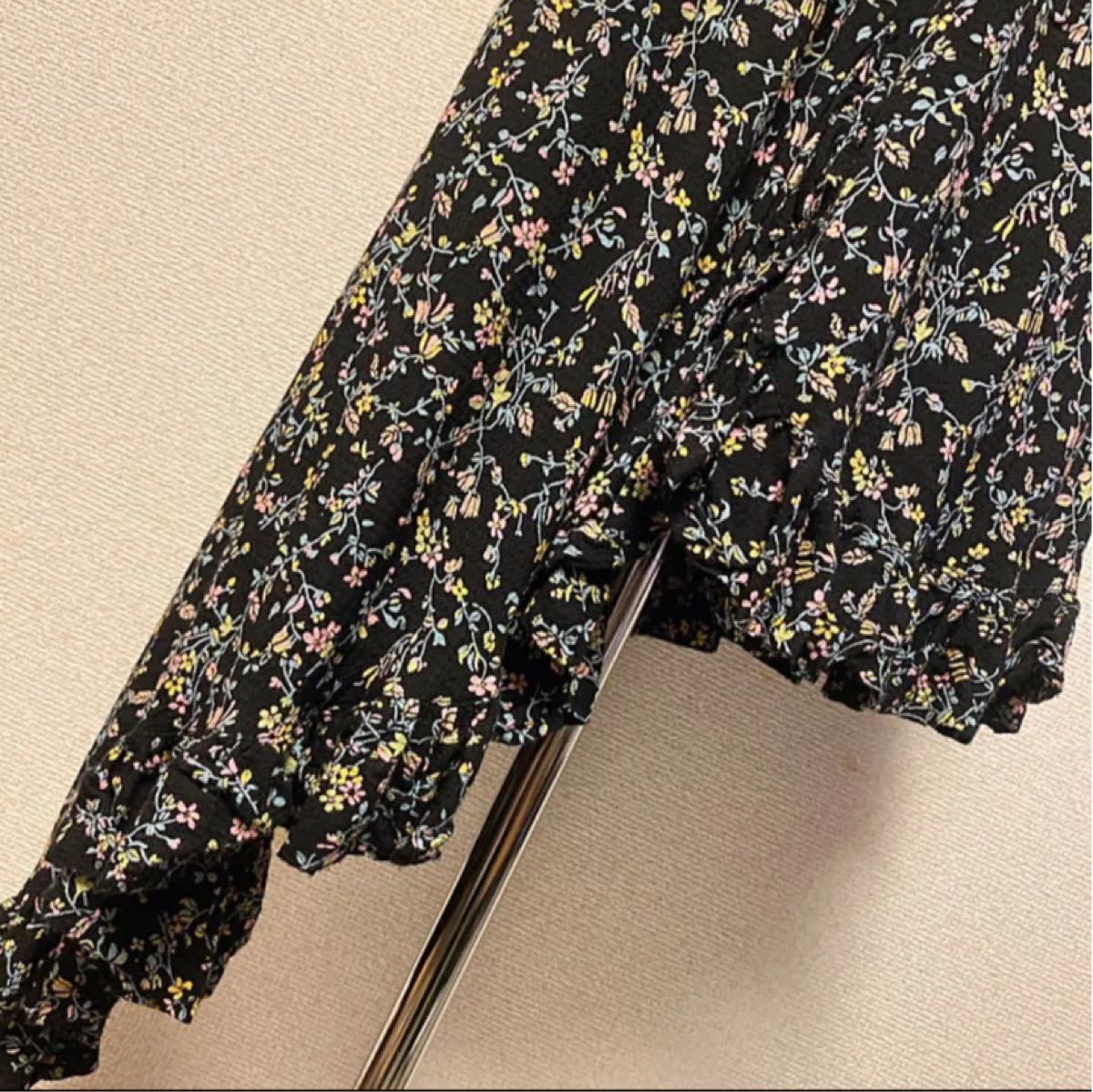 バウムウンドヘルガーデン 定価3万円 花柄 ワンピース アシンメトリー