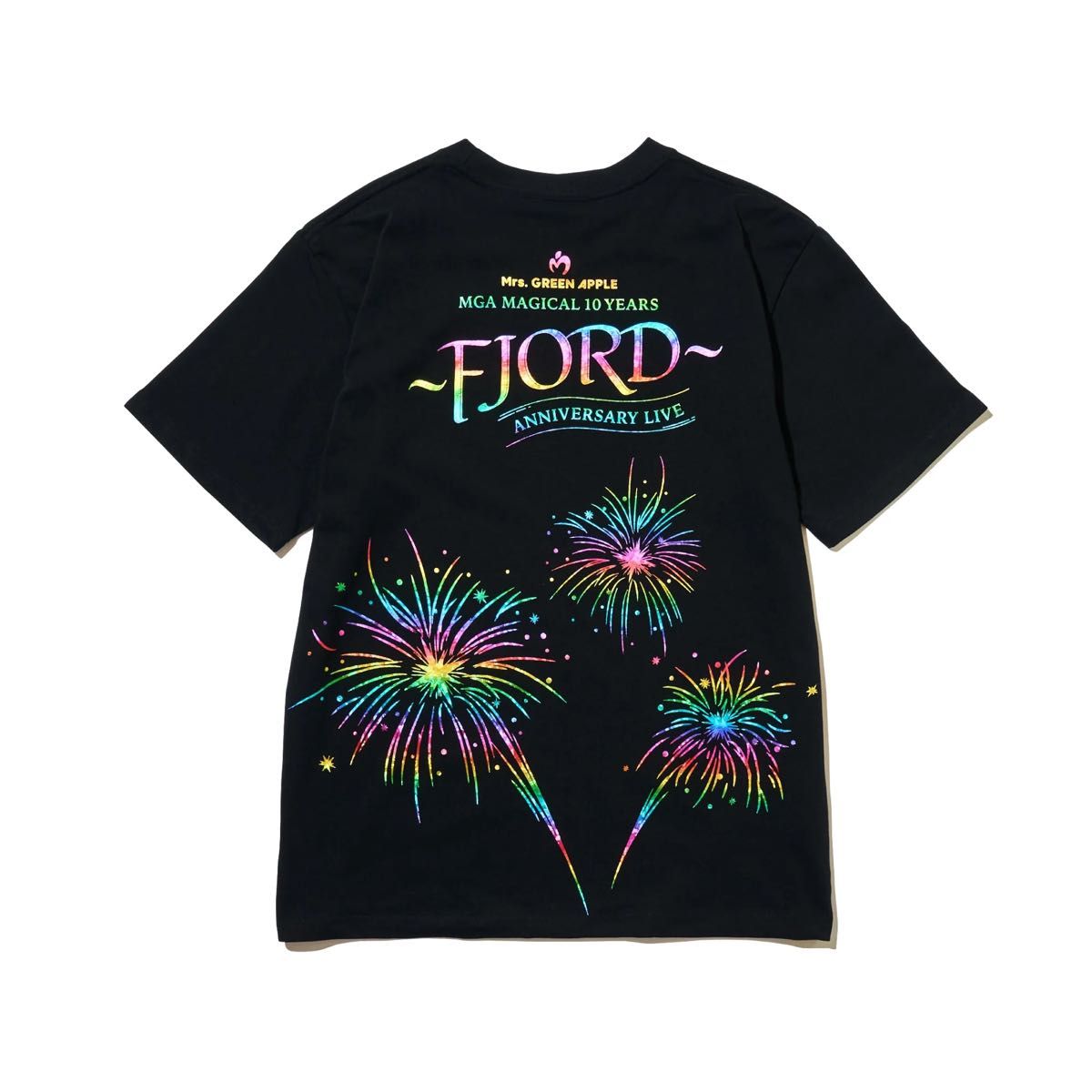 【最安値】ミセスグリーンアップル FJORD フィヨルド Tシャツ(L)【未開封 新品未開封】 ミセス FJORD アニバーサリーT ブラック L Tシャツ