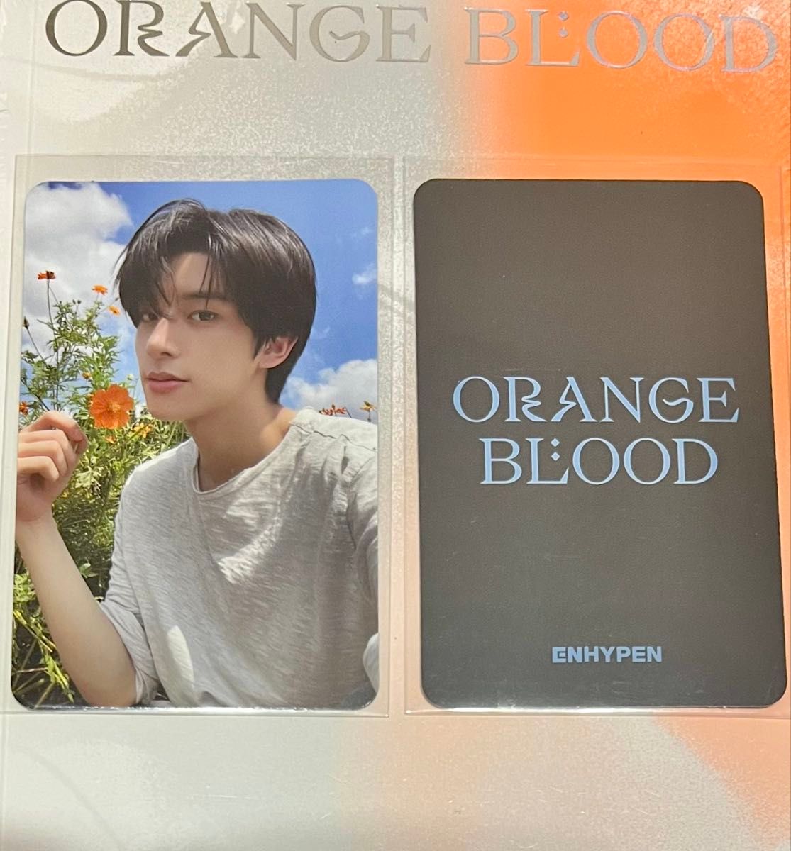 ENHYPEN ユニバ抽選特典 ジェイク orange blood トレカ ENHYPEN KPOPMERCH shopee 特典 トレカ ジェイク|Yahoo!フリマ