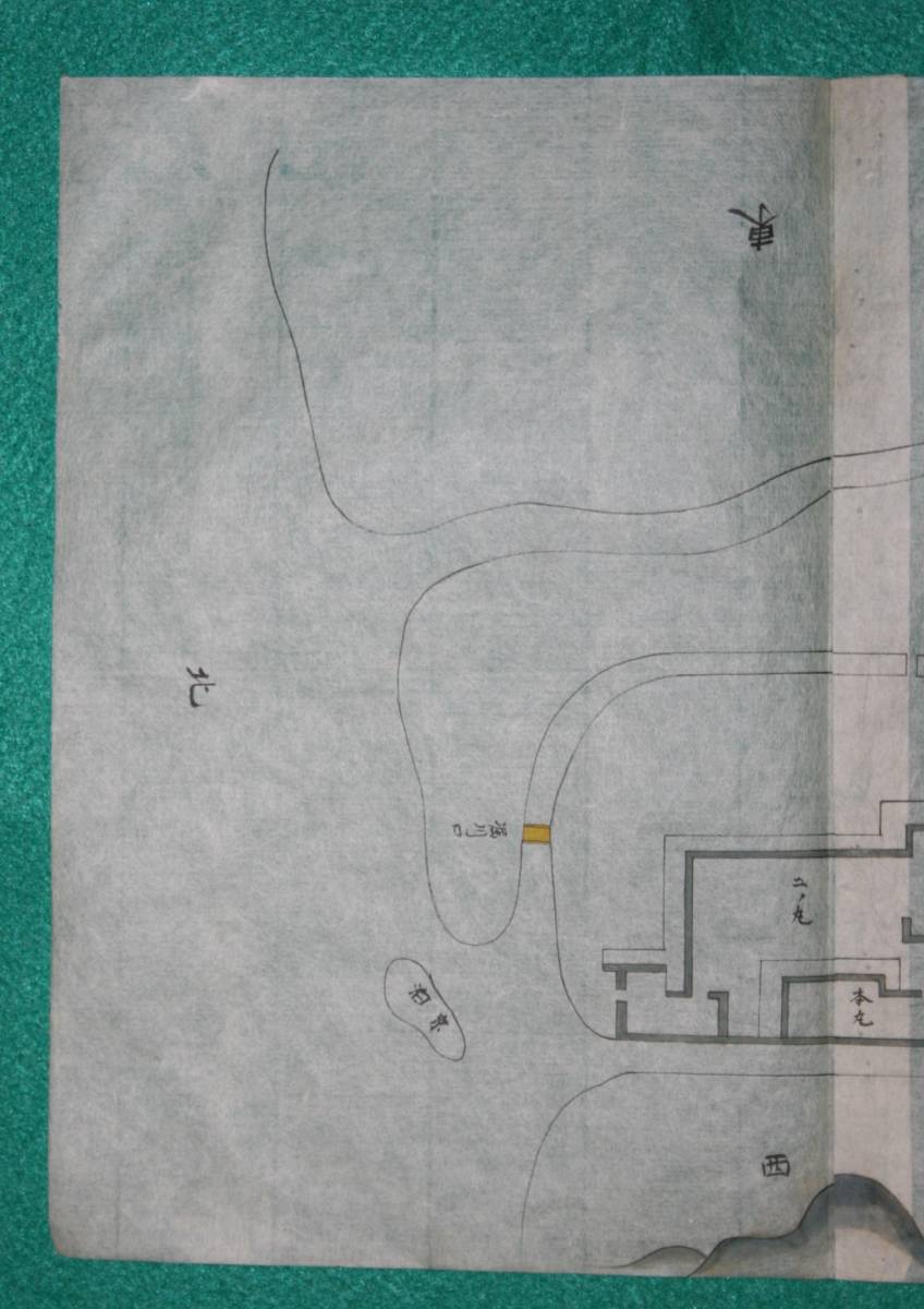 絵図（城郭図） 大分県 豊前國 中津城 奥平氏_画像3