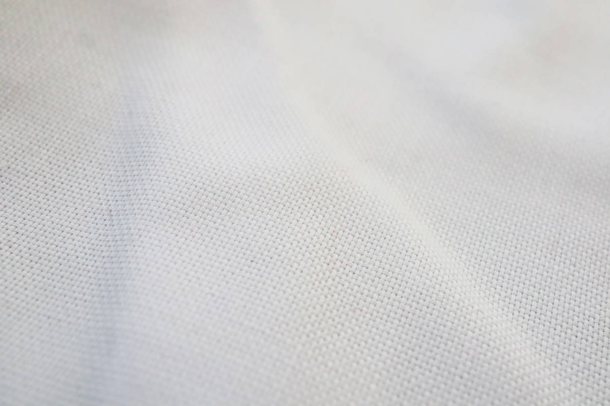 1030　メンズ　半袖Yシャツ　スクールシャツ　ボタンダウン　白　Mサイズ　綿・ポリエステル　新古品　未使用　長期保管品　_画像4