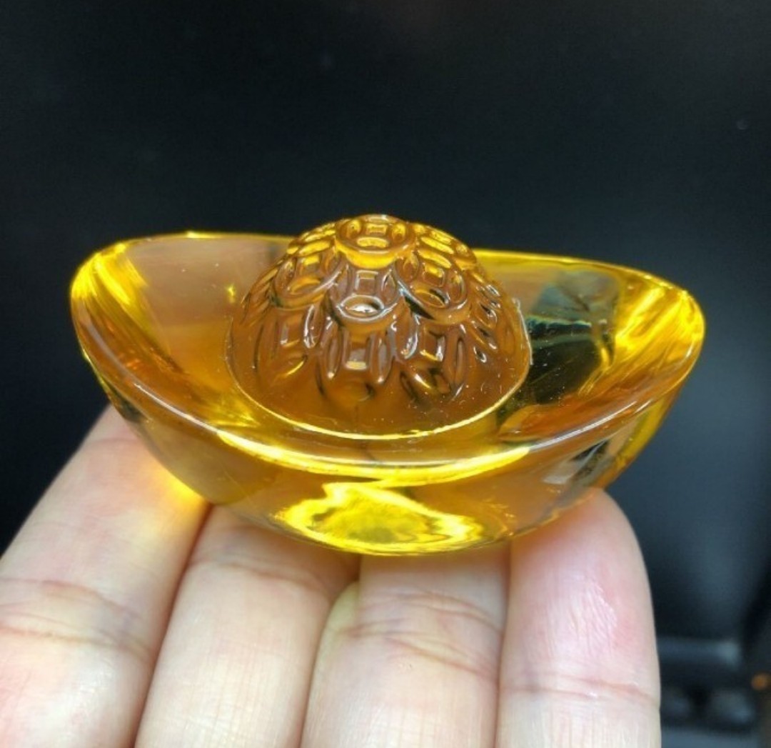 シトトリン 黄水晶 元宝【中国の昔のお金】幸運も富と金運up シトトリン 黄水晶 元宝【中国の昔のお金】幸運も富と金運up