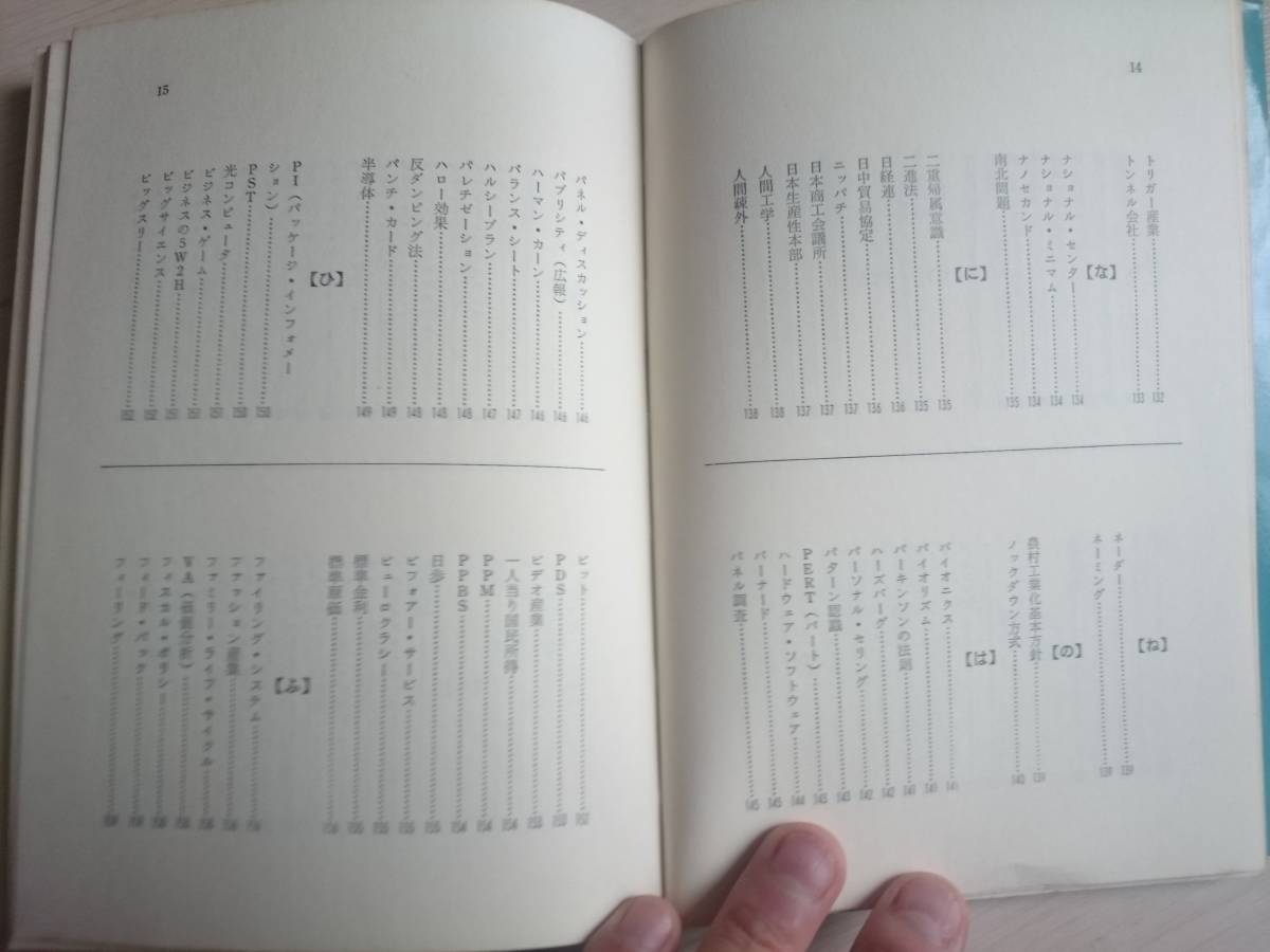 【昭和古書】「現代ビジネス用語事典」今村桂一郎監修 企業行動研究所編 1972年初版*208_画像7