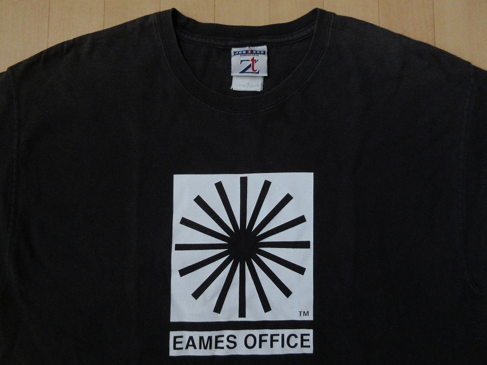 00's Eames Office ロゴ Tシャツ M イームズ オフィス ミッドセンチュリー シェルチェア Herman Miller ハーマンミラー 家具 モダンART芸術