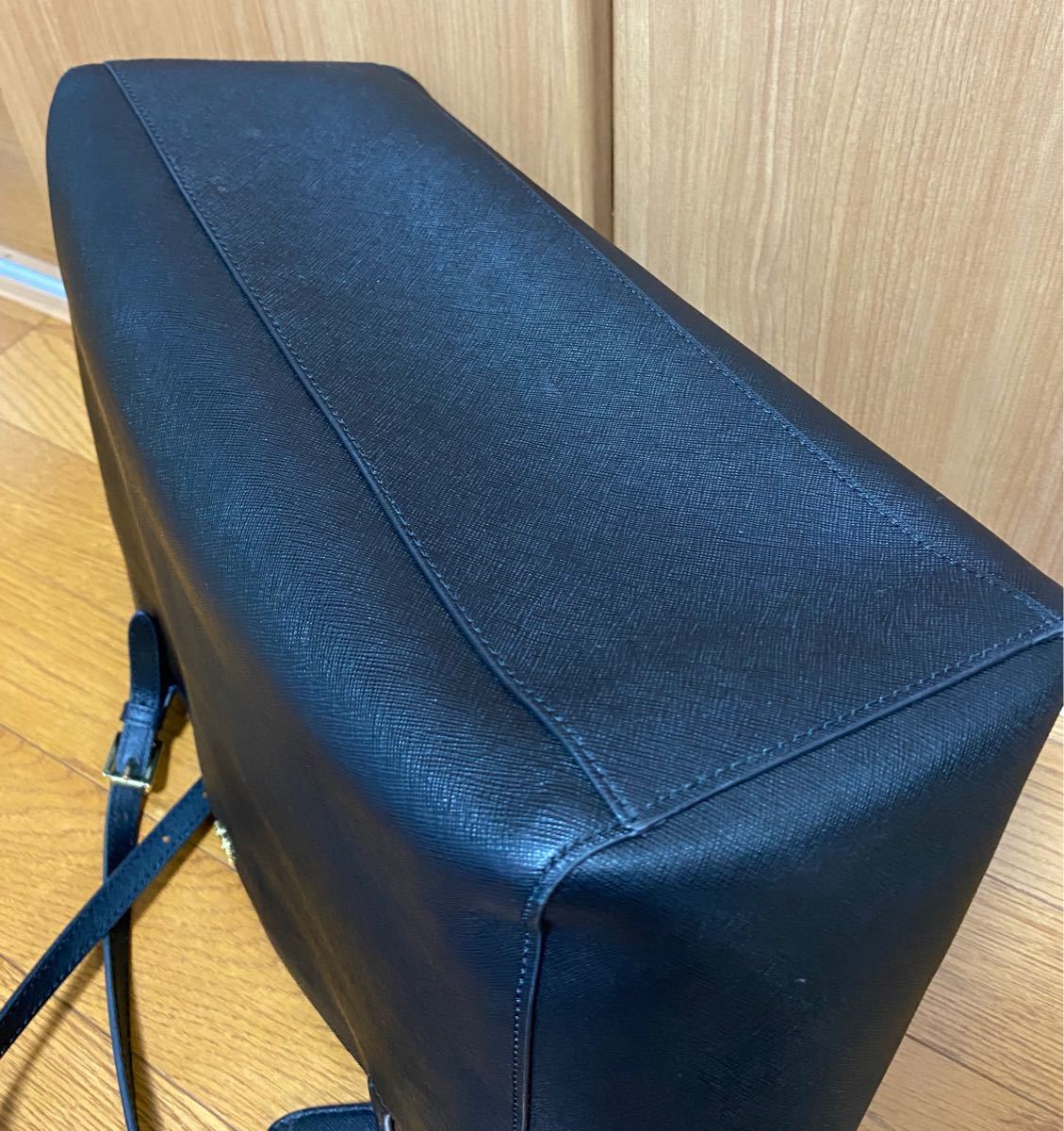 TORY BURCH トリーバーチ トートバッグ 黒 ブラックレザー就活 TORY BURCH トリーバーチ トートバッグ 黒 ブラックレザー就活