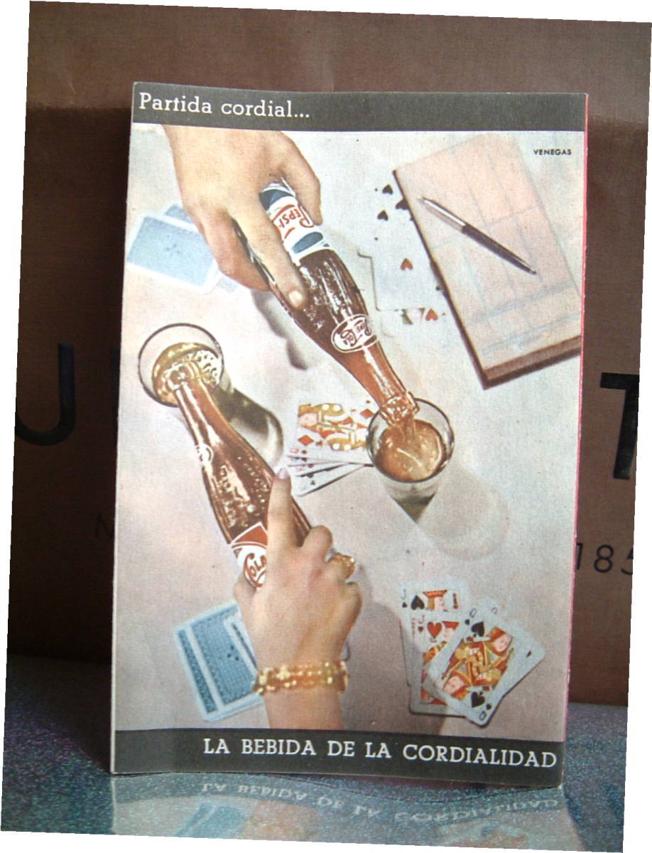  Pepsi-Cola * retro реклама Испания mado крышка мюзикл program брошюра 1950 годы 1960 годы PEPSI