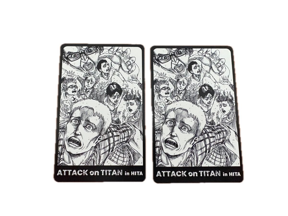 非売品 進撃の巨人 in HITA ミュージアム記念配布カード 進撃の巨人ミュージアム 来場記念カード 非売品 進撃の日田