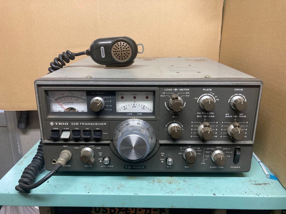 TRIO TS-520DSSBトランシーバー トリオTRIOトランシーバー TS-520X 動作未確認 SSB