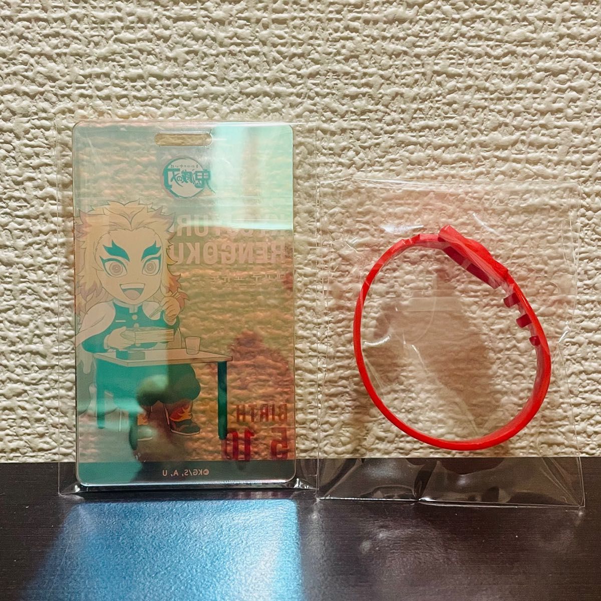 鬼滅の刃 韓国 ネームタグ 煉獄杏寿郎 レア ノーマル 鬼滅の刃 韓国イラスト アクリルネームタグ 煉獄杏寿郎 レア