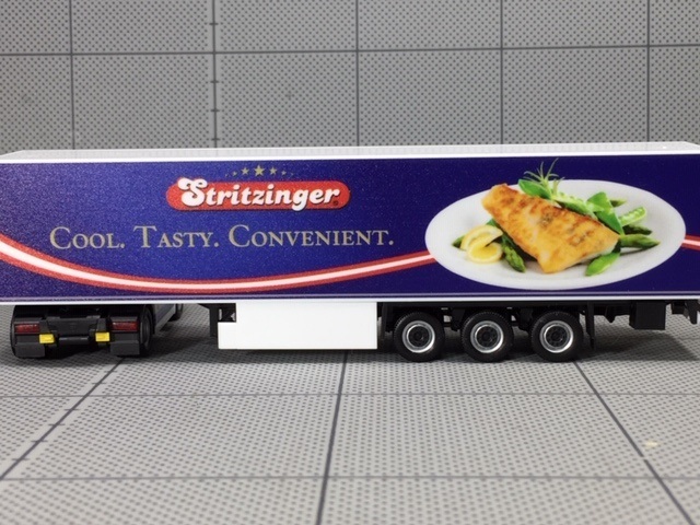 1/87 Herpa Scania CRHD Refridgerated Trailer &#34;Stritzinger&#34; &#34;sale \\650 Off&#34;