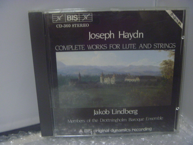 CD joseph haydn COMPLETE WORKS FOR LUTE AND STRINGS LINDBERG 輸入盤_画像1
