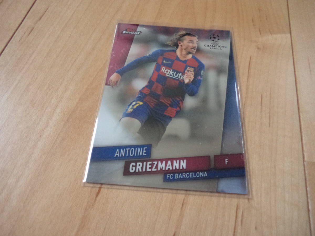 topps Finest Champions League　アントニオ・グリーズマン　バルセロナ_画像1