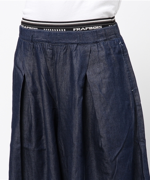  beautiful goods * Frapbois FRAPBOIS ton cell Denim gaucho pants * size 1
