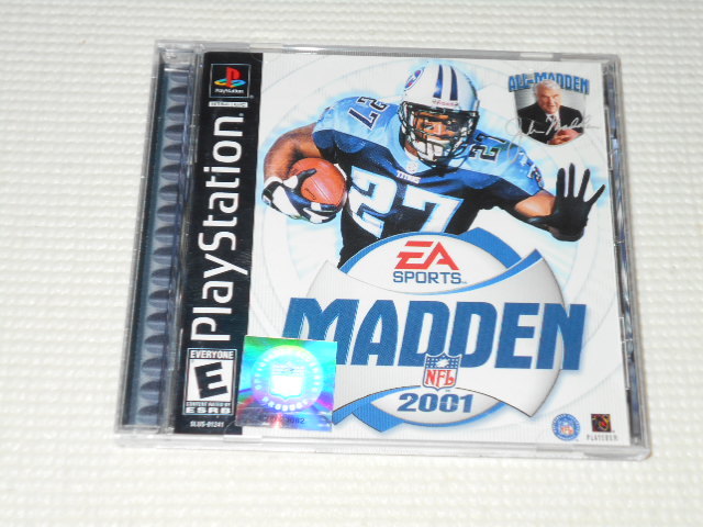 PS★MADDEN NFL 2001 海外版★箱付・説明書付・ソフト付