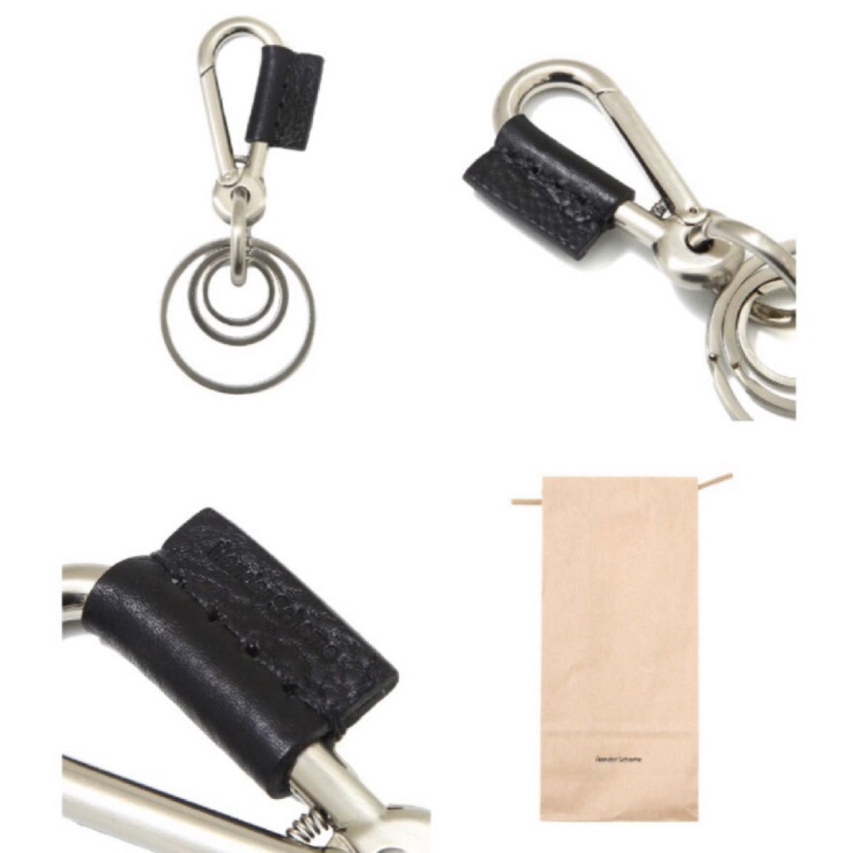 【新品未使用】Hender Scheme エンダースキーマ カラビナ レザー 黒 新品未開封】エンダースキーマ Hender Scheme カラビナ 黒