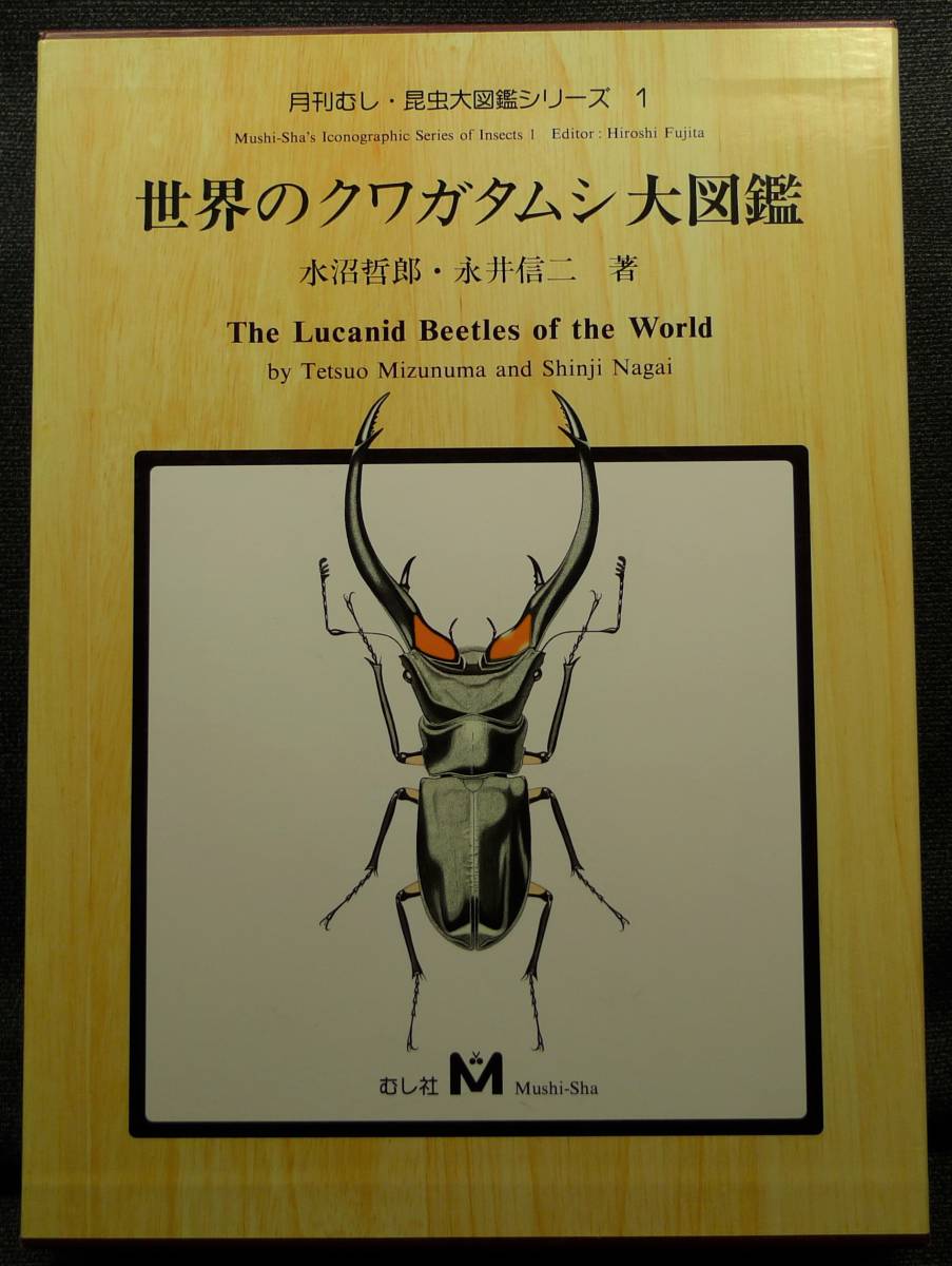 [ super rare ][ new goods average beautiful goods ] secondhand book world. stag beetle large illustrated reference book monthly ..* insect large illustrated reference book series 1 author : water marsh hing .., Nagai confidence two ( have ).. company 