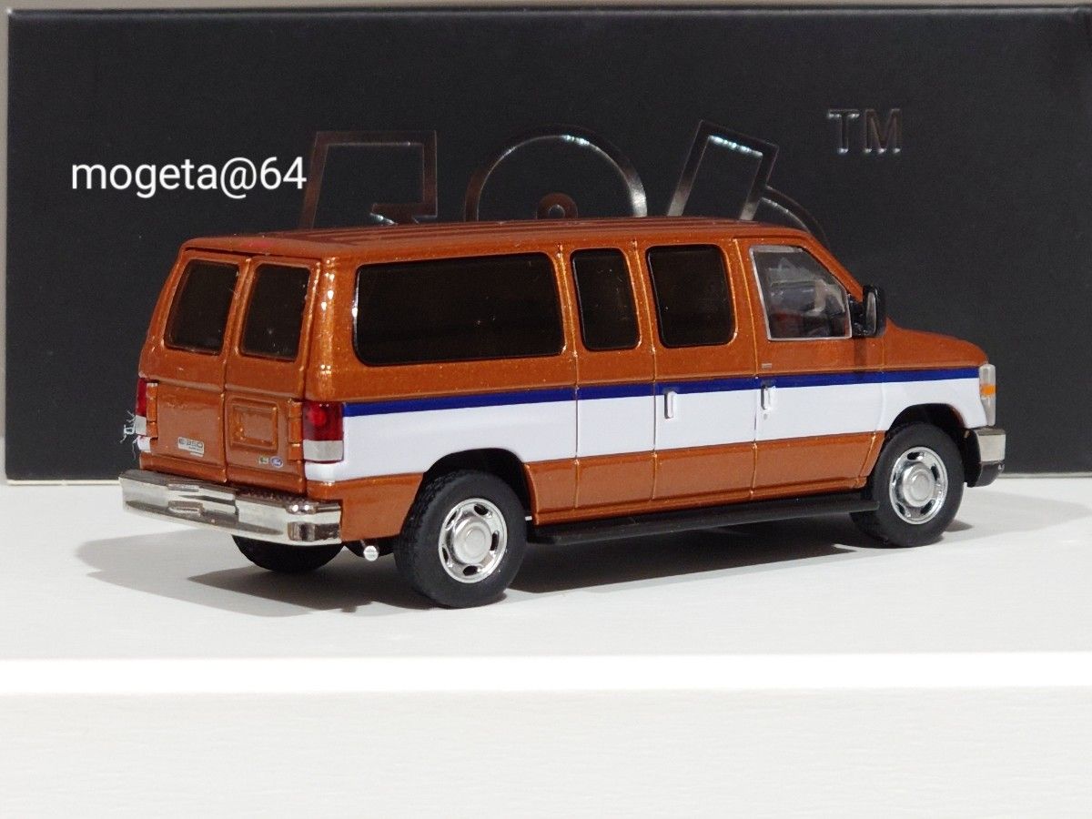 【新品】1/64 596 model フォード E350 オレンジ 新品未開封】596model 1/64 Ford E-Series Vans フォードE350