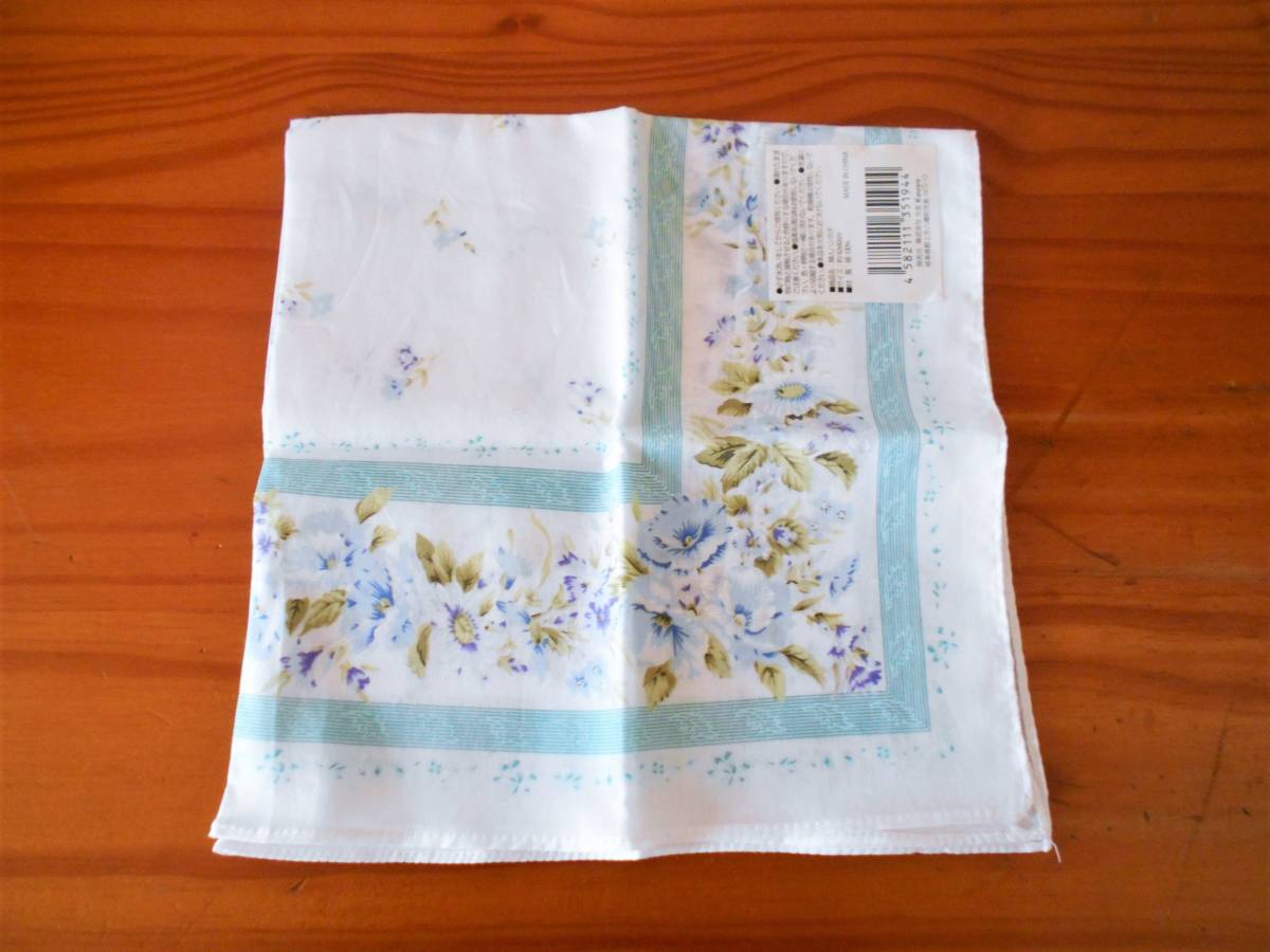 新品 お花 フラワー ブルー色 ハンカチ 女性用 63 Off ハンカチ 新品 お花 フラワー ブルー色 ハンカチ 女性用 63 Off ハンカチ