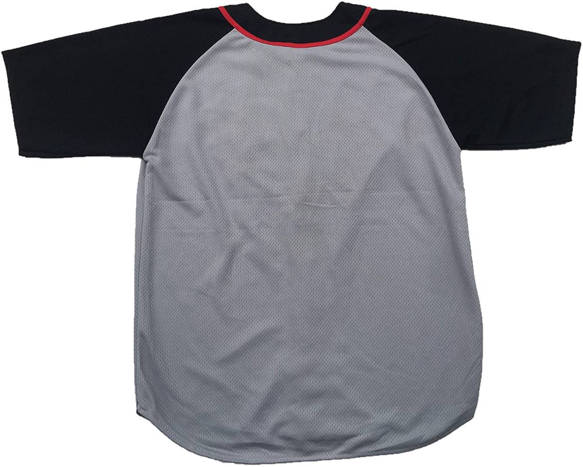 ECKO UNltd エコー アンリミテッド ロゴ刺繍 ベースボールシャツ (XL) [並行輸入品]