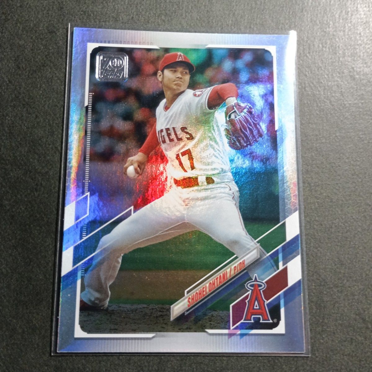 topps 2021 大谷翔平 パッチカード 大谷翔平2021 TOPPS Series One 150レインボーフォイル パラレル
