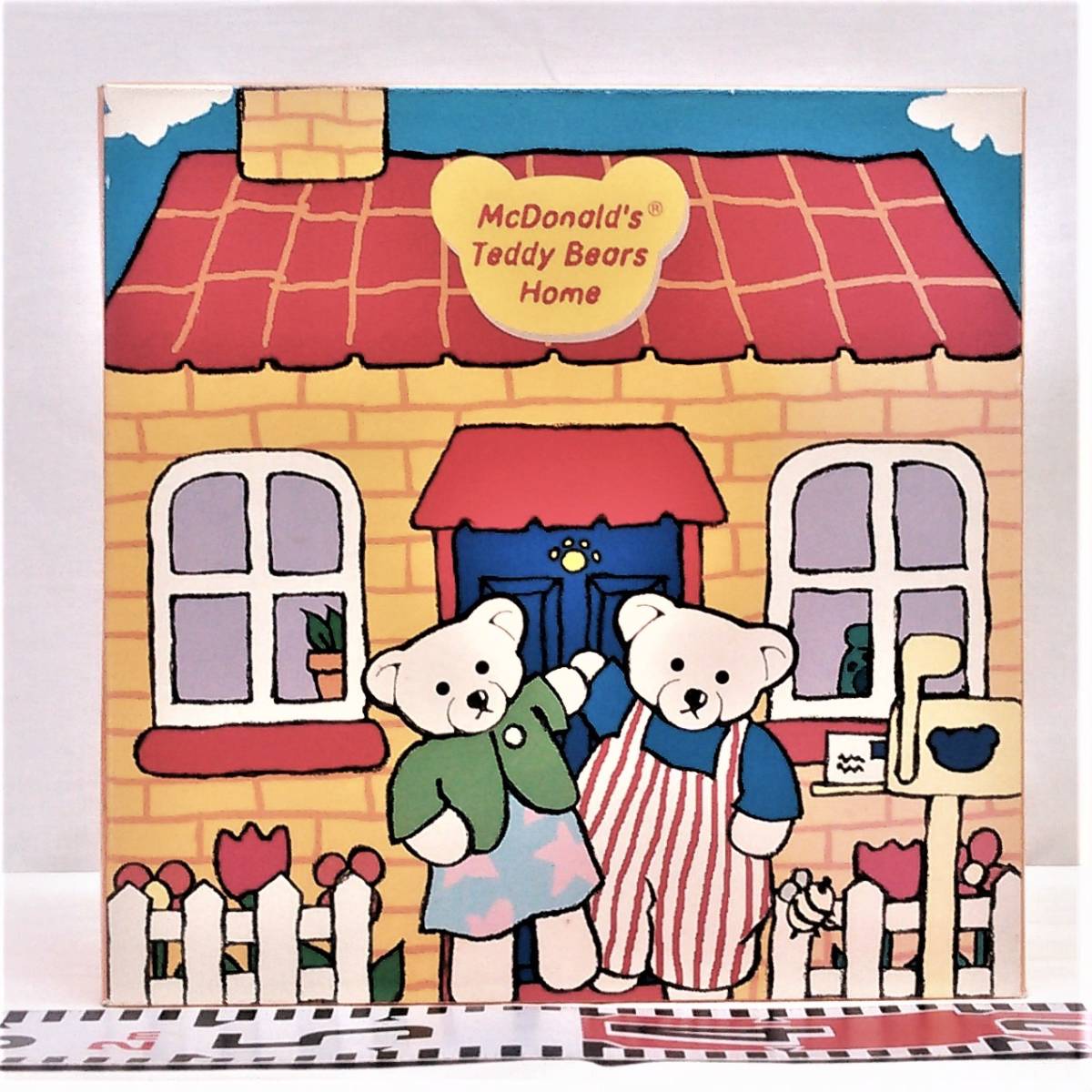 誕生日プレゼント ※販促品《Teddy 》(マクドナルド/1999年製)〈箱付・新品〉※ home:橙箱 Bears テディ・ベア