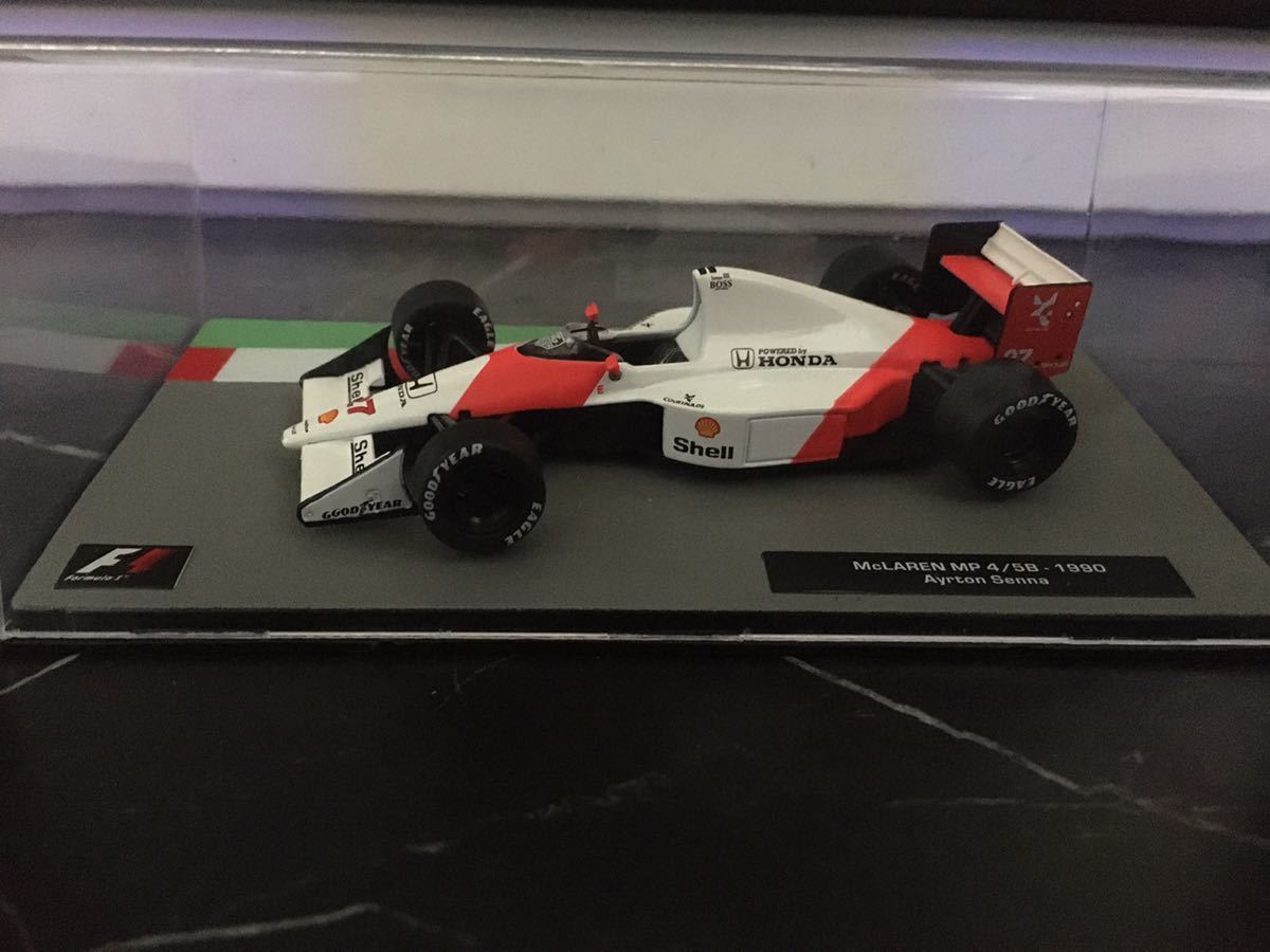 マクラーレン McLaren MP 4/5B 1990 アイルトン セナ Ayrton Senna 1/43 - ディアゴスティーニ Deagostini F1マシンコレクション_画像1