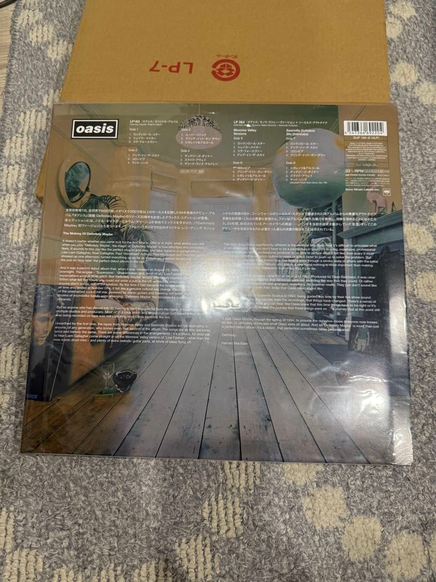 OASIS☆レコード☆輸入盤☆オフィシャルストア限定 oasis 30周年記念 LP 完全生産限定盤 輸入盤国内仕様 オアシス