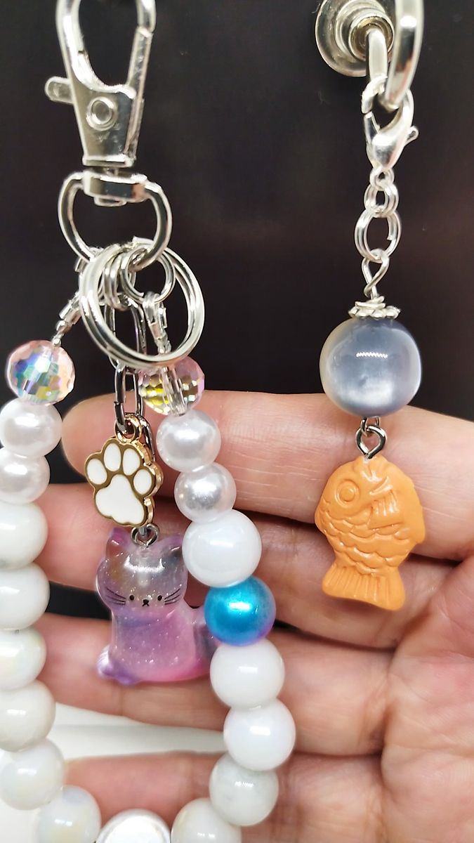 ハンドメイド キーホルダー チャーム セット No.34