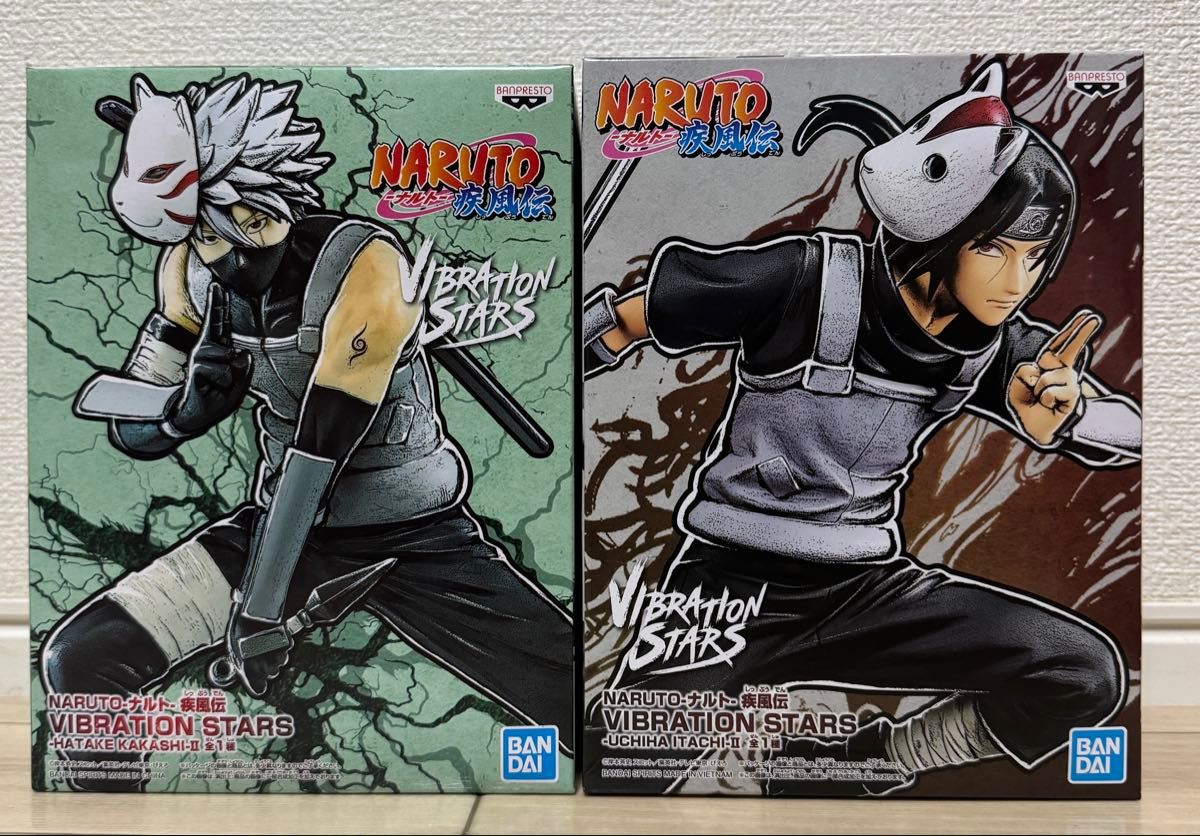 新品含む■ナルト■NARUTO VIBRATION STARS カカシ イタチ他 NARUTO VIBRATION STARS カカシ イタチ暗部フィギュアセット