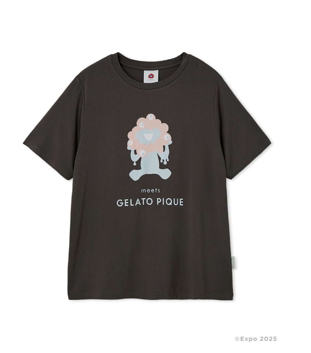 ジェラートピケ 大阪万博 ミャクミャクワンポイントTシャツ 万博会場限定ジェラピケ×ミャクミャク ミャクミャクワンポイント