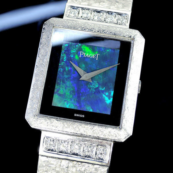 超希少品 ピアジェ PIAGET ★美麗なるブラックオパール文字盤★アンティーク＆クラシックウォッチ腕時計