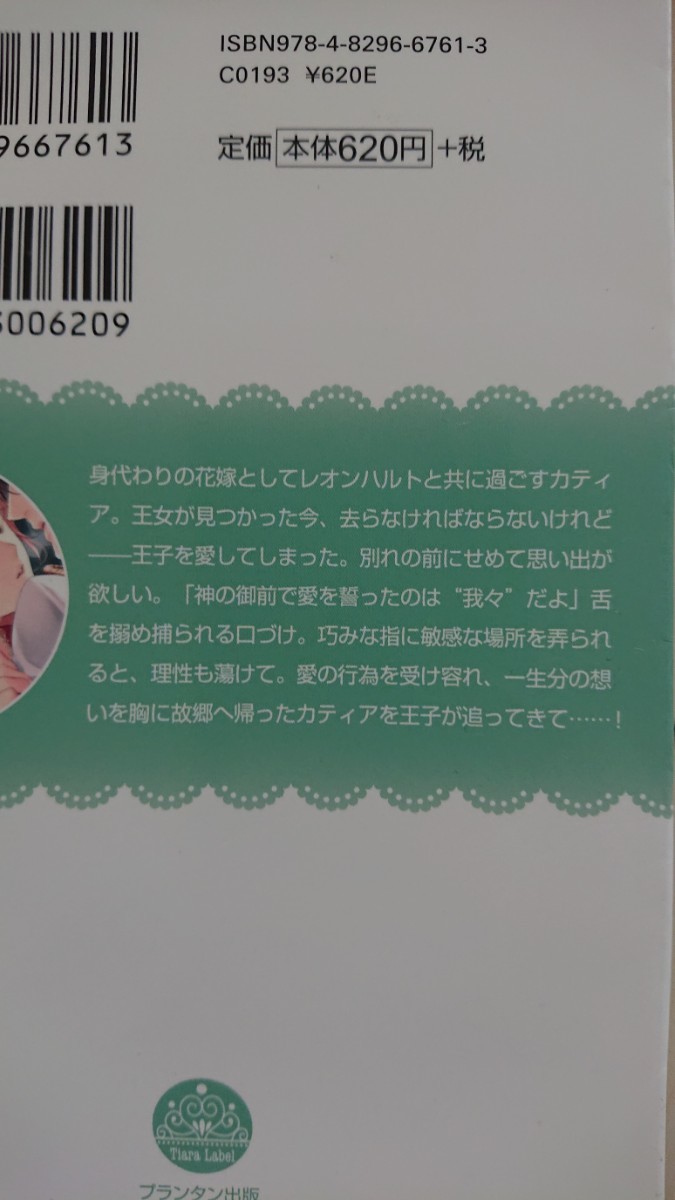 TL 小説 婚約者はこの人 人間不信な王子様 身代わり花嫁の献身 極道ラヴァーズ