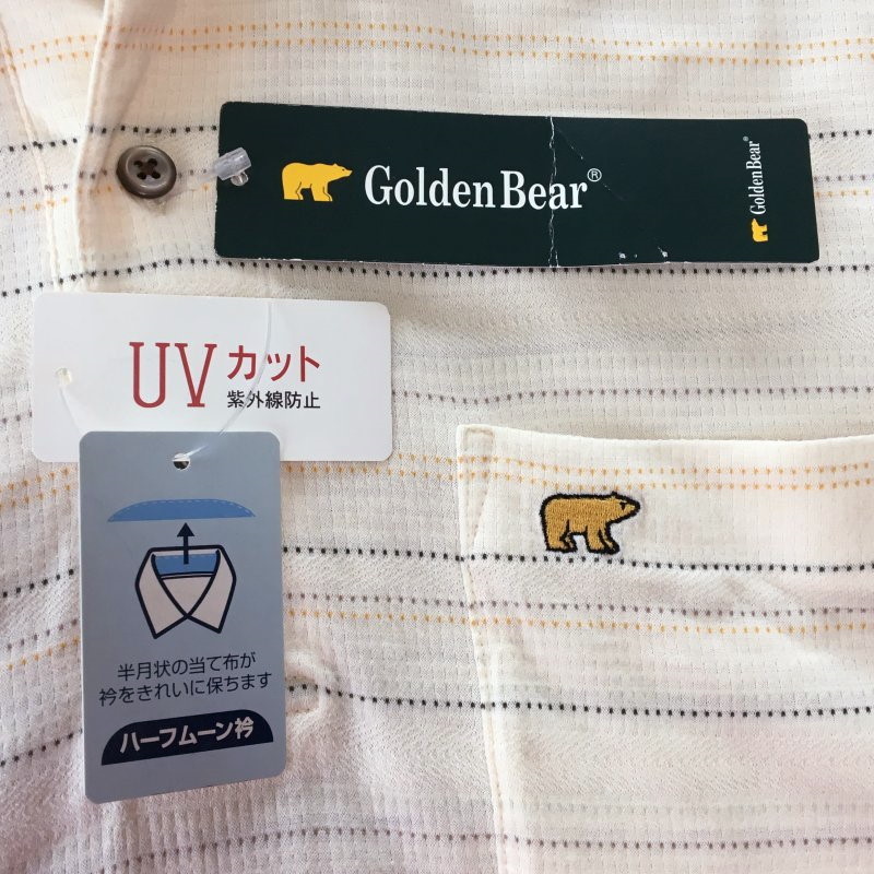 《郵送無料》■Ijinko☆新品☆ゴールデンベア Golden Bear定格5250円 S サイズ半袖ポロシャツ