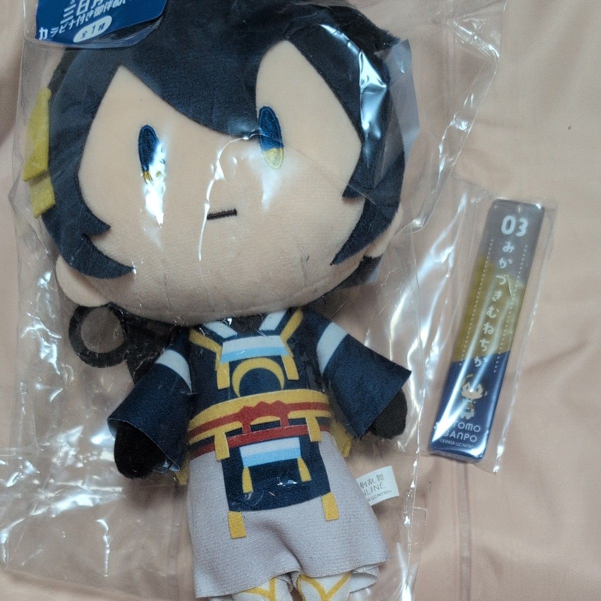 とうらぶ くじ ぬいぐるみ アクキー 三日月 ラストワン LG賞 刀剣乱舞 御伴散歩 御伴くじ その3 LG賞 ラストワン ぬいぐるみ
