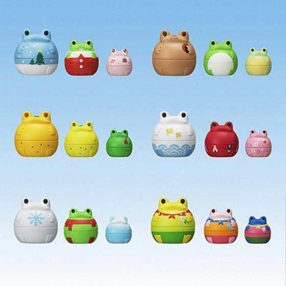 FROG STYLE フロッグスタイル Ver.1~7 89個 未開封 K045 FROG STYLE フロッグスタイル フロッグマトリョーシカ 全6種