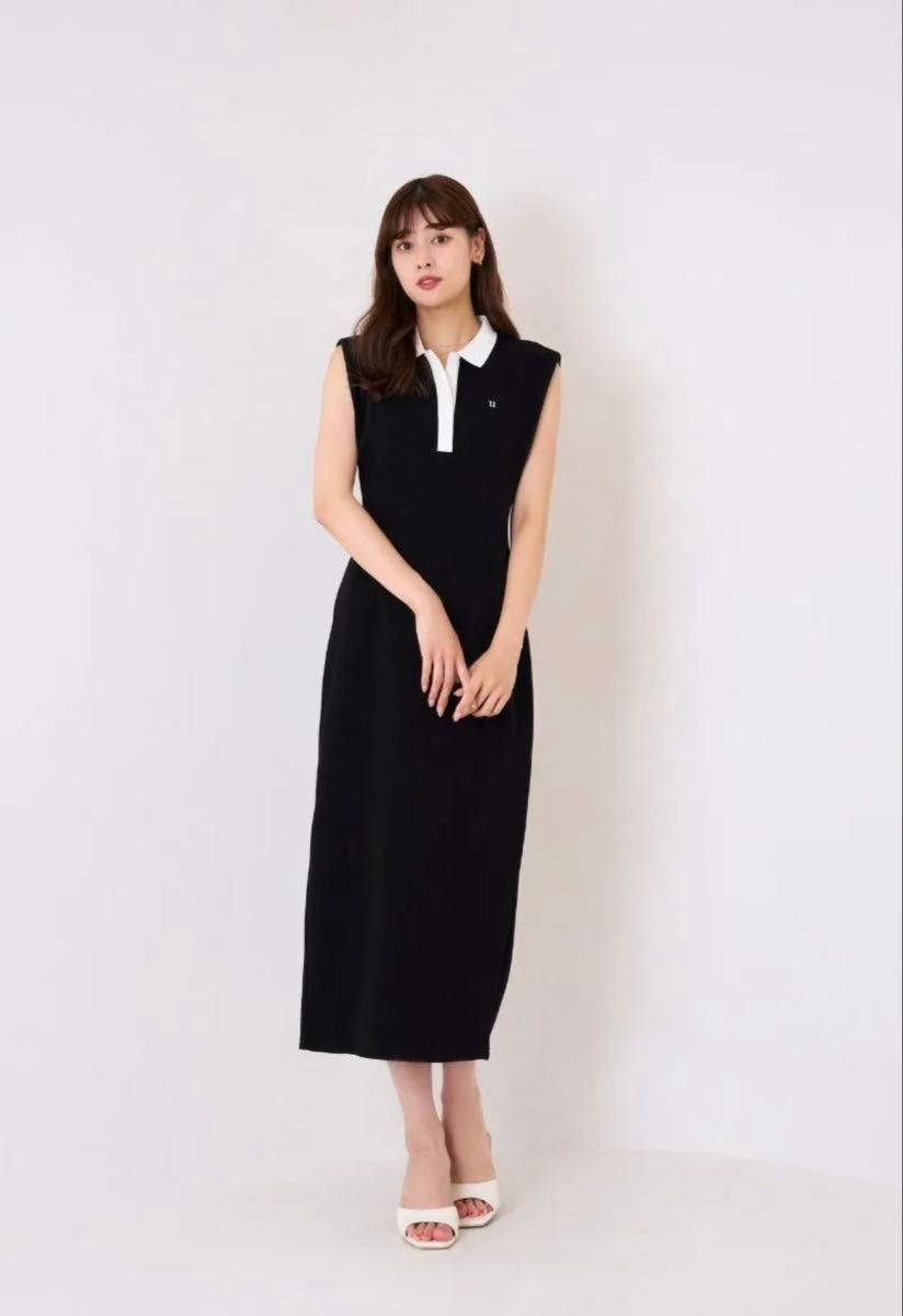 herlipto┊︎French Sleeve Polo Long Dress Herlipto French Sleeve Polo Long Dress|Yahoo!フリマ(旧