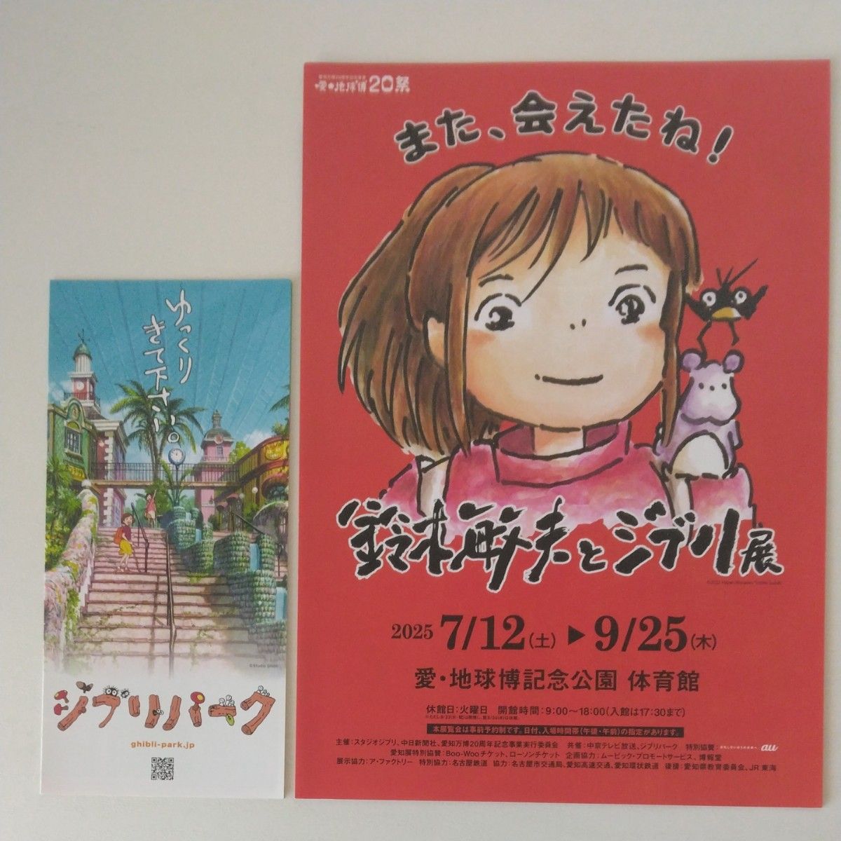 ニ*い様 スタジオジブリ パンフレット・チラシセット ジブリパークチラシパンフレットと鈴木敏夫とジブリ展 チラシ 計