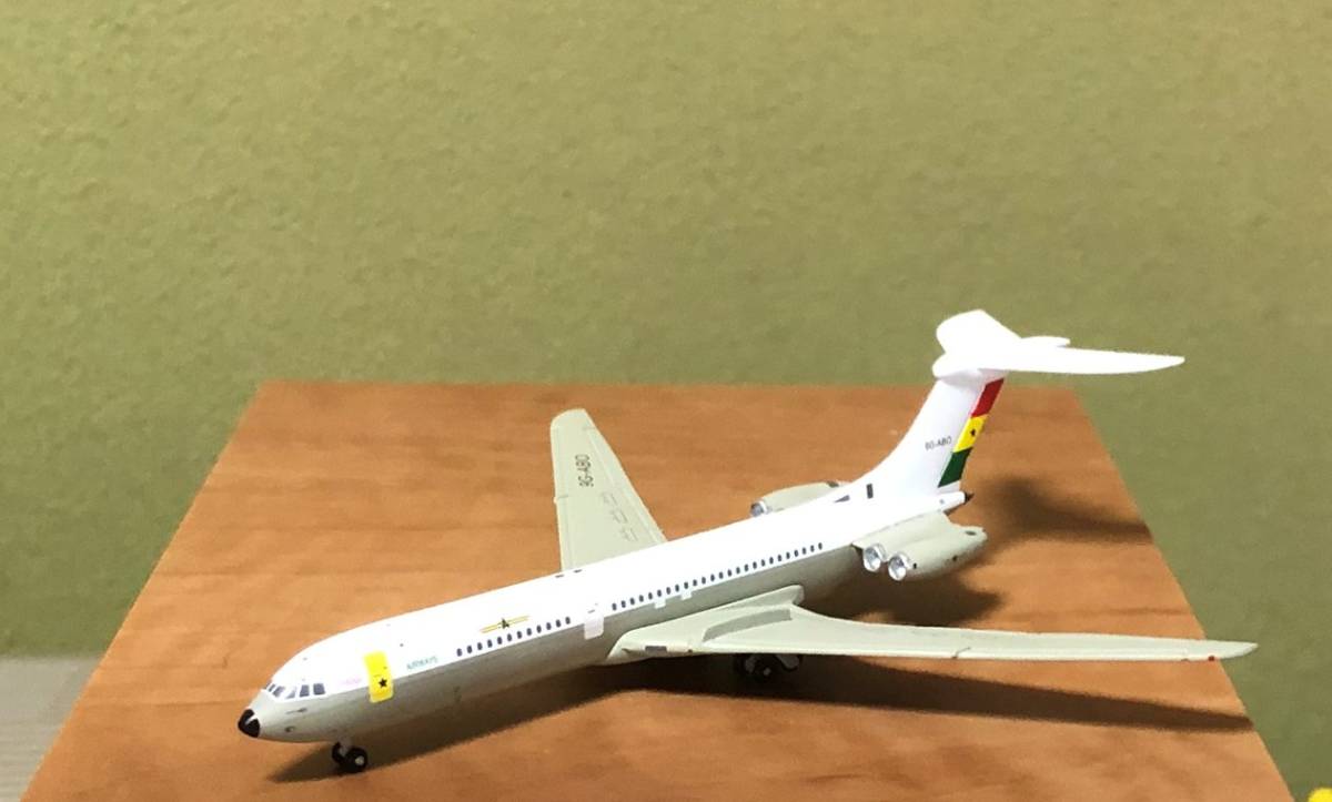 1 400 Jet-X 新品 本物 当店在庫だから安心 Ghana Airways Early 1970s Colors 9G-ABO VC-10-1102 国内初の直営店