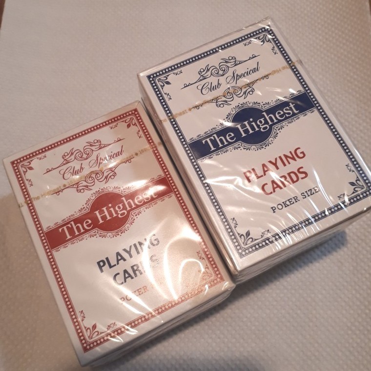 The Highest トランプ カード 赤 & 青 2箱【 新品未開封 The Highest トランプ カード 赤 & 青 2箱【 新品未開封