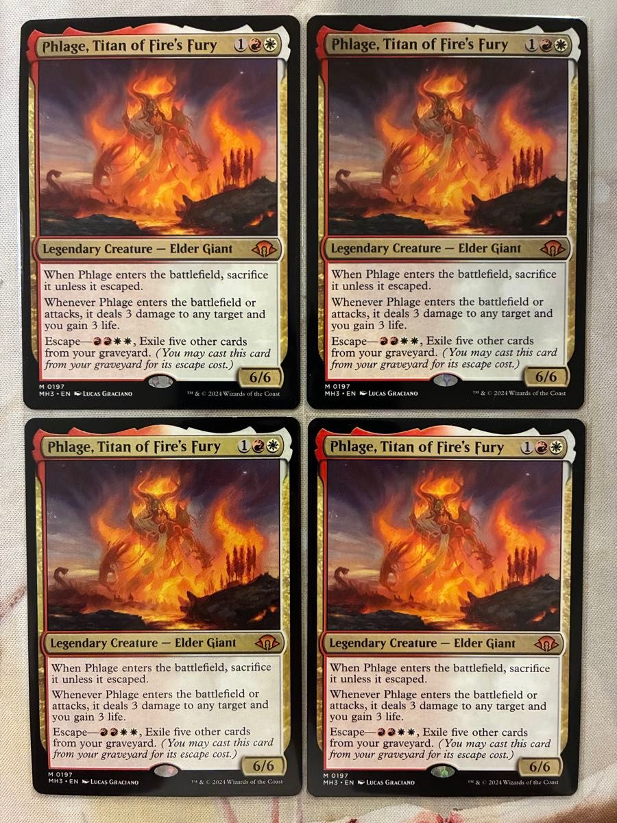 MTG 火の怒りのタイタン、フレージ 4枚セット MTG 火の怒りのタイタン フレージ 4枚セット|Yahoo!フリマ(旧